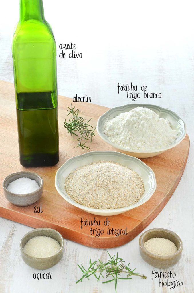 Ingredientes focaccia